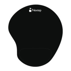 Mouse Pad Nextep Ergonómico Gel Color Negro