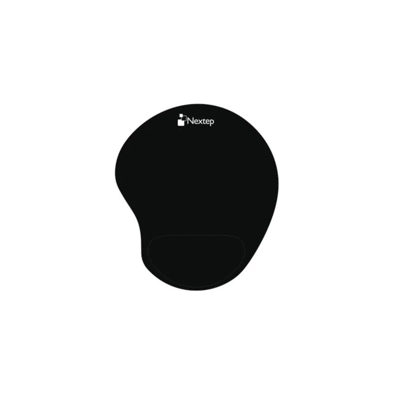 Mouse Pad Nextep Ergonómico Gel Color Negro