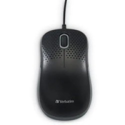 Mouse optico Verbatim Silent, interfaz USB, Color Negro