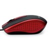 Mouse Optico Verbatim Bravo, Color Negro/rojo, usb 2.0