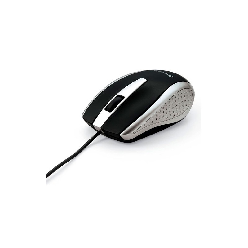 Mouse Optico Verbatim Bravo, Color Negro/Plata, usb 2.0