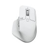 Mouse Optico Logitech MX Master 3S, 7 Botones, 8000 DPI, inalambrico, bluetooth, Recargable, Plata/Blanco