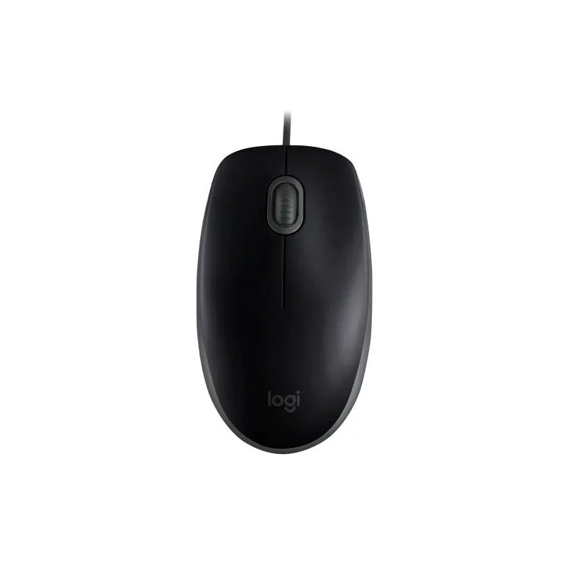 Mouse Optico Logitech M110, 3 Botones, 1000 DPI, interfaz USB tipo A, Color Negro