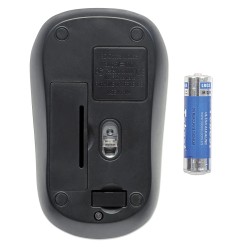 MOUSE OPTICO INALAMBRICO MANHATTAN SUCCESS NEGRO/AZUL 179416