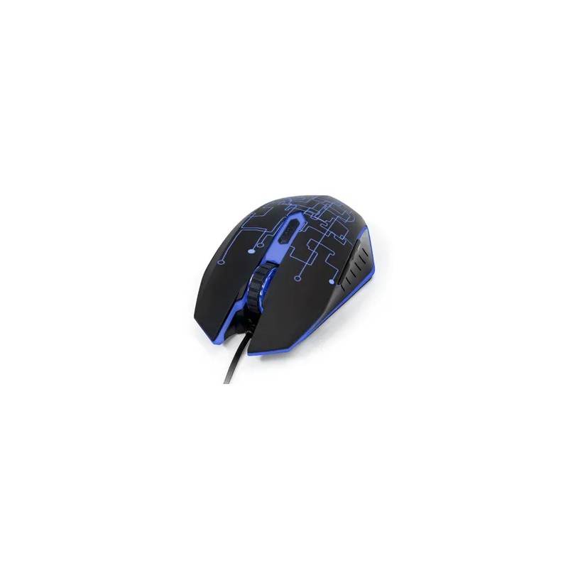 Mouse Optico Gamer Vorago MO-501, 1000-3200 Dpi, 4 Colores Luz Led, 5 Botones, Cable 1.8m, Negro