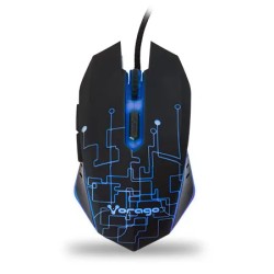 Mouse Optico Gamer Vorago MO-501, 1000-3200 Dpi, 4 Colores Luz Led, 5 Botones, Cable 1.8m, Negro