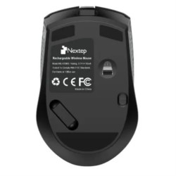 Mouse Nextep Optico Ne-413Ng Inalámbrico Rf 1600 DPI Negro, Gris