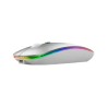 Mouse Nextep Optico Ne-412P Inalámbrico Rf 1600 DPI Plata