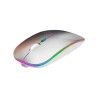 Mouse Nextep Optico Ne-412P Inalámbrico Rf 1600 DPI Plata