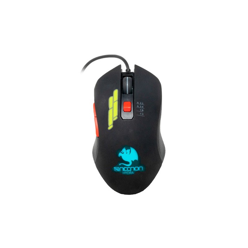MOUSE NECNON GAMING NGM-HYDRA RGB 6 BOT 3200 DPI USB2.0 NEG NCGMHY01RG