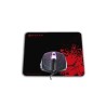 Mouse Naceb Optico USB 1200 DPI + Tapete para Mouse, MousePad Gamer Negro Kit