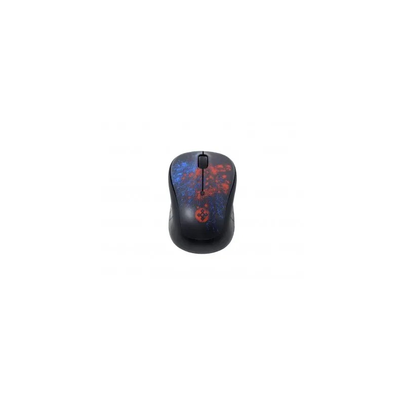 Mouse Naceb Optico Inalámbrico 1000 DPI Azul, Rojo