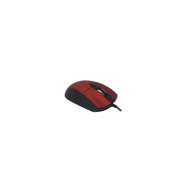 Mouse Naceb Optico Alámbrico 2400 DPI Gamer Rojo