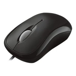 Mouse Microsoft Optico Basico Negro
