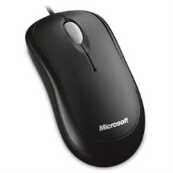 Mouse Microsoft Optico Basico Negro