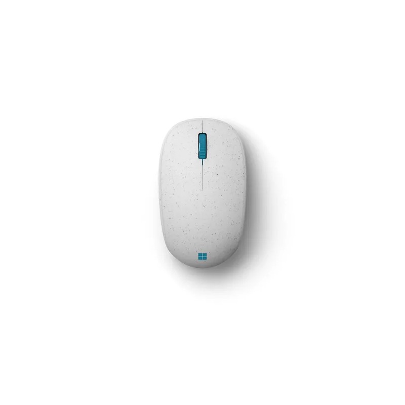 Mouse Microsoft Ocean Plastic Inalámbrico 1000DPI Blanco