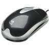 Mouse Manhattan Óptico Clásico MH3 USB 1000dpi Color Negro-Plata