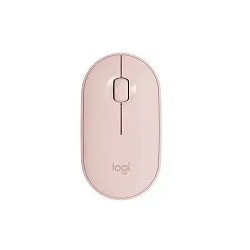 Mouse Logitech USB Pebble M350 1000 DPI Inalámbrico Rosa