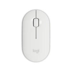 Mouse Logitech USB Pebble M350 1000 DPI Inalámbrico Blanco