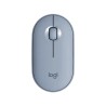 Mouse Logitech USB Pebble M350 1000 DPI Inalámbrico Azul Gris