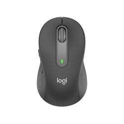 Mouse Logitech Signature M650, Inalambrico, Bluetooth, SmartWheel, Botones Programables, Receptor Usb, Color Negro