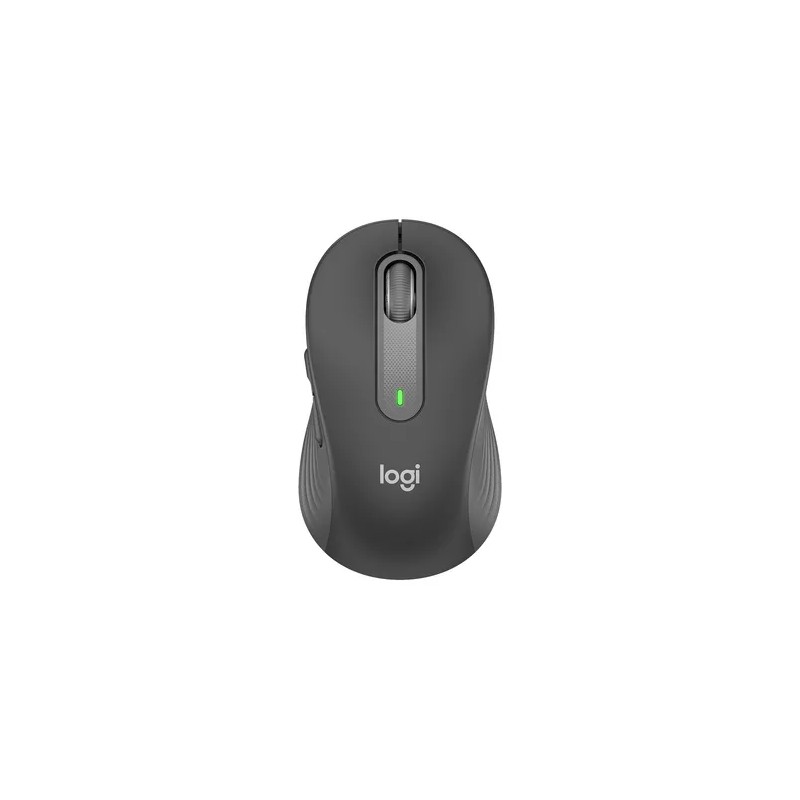 Mouse Logitech Signature M650, Inalambrico, Bluetooth, SmartWheel, Botones Programables, Receptor Usb, Color Negro