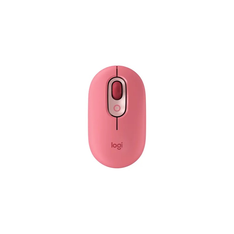 Mouse Logitech Pop Inalámbrico 4 Botones Rosa