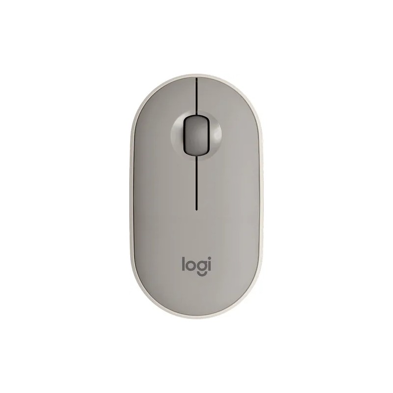 Mouse Logitech Pebble M350 Inalámbrico Silencioso 1000dpi Color Almond Milk