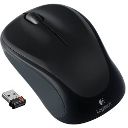 Mouse Logitech Optico USB M317 1000 DPI Inalámbrico Negro