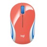 Mouse Logitech Optico USB M187 1000 DPI Inalámbrico Coral