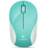 Mouse Logitech Optico USB M187 1000 DPI Inalámbrico Aqua, Blanco