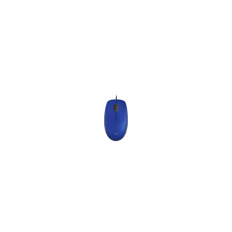 Mouse Logitech Optico USB M110 Silent 1000 DPI Azul, Negro
