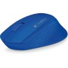 Mouse Logitech Optico Inalámbrico M280 Azul