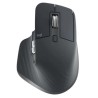 Mouse Logitech MX Master 3S optico, 7 Botones, 8000 DPI, interfaz RF inalambrico, bluetooth, 10 m, Color Grafito