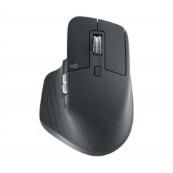 Mouse Logitech MX Master 3S optico, 7 Botones, 8000 DPI, interfaz RF inalambrico, bluetooth, 10 m, Color Grafito