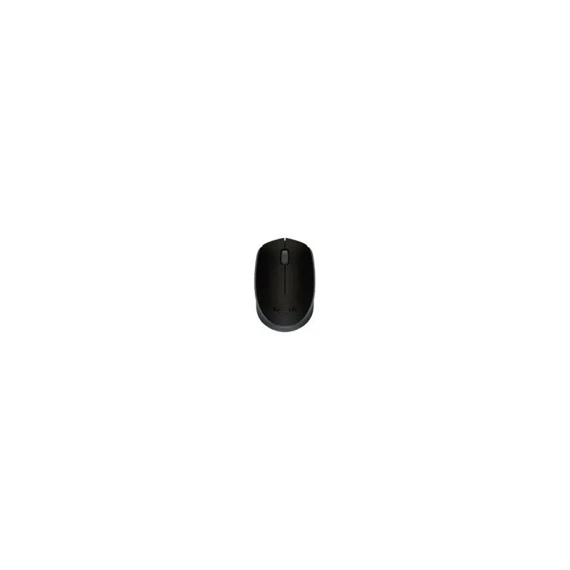 Mouse Logitech M170, inalambrico, Nano Receptor Usb 2.0, Hasta 10 Metros, Color Negro/Gris