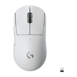 Mouse Logitech Gamer Pro x Super Light Blanco Inalámbrico USB Lightspeed 25600 DPI 1Ms Botones Programables 63G Windows Macos 91