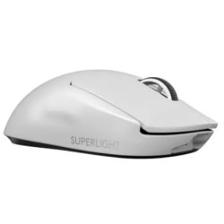Mouse Logitech Gamer Pro x Super Light Blanco Inalámbrico USB Lightspeed 25600 DPI 1Ms Botones Programables 63G Windows Macos 91