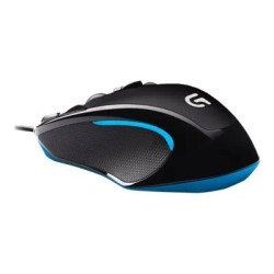 Mouse Logitech Gamer G300S Negro Alámbrico USB Optico 2500 DPI Botones Programables 82G Windows Mac OS Chrome OS 910-004344