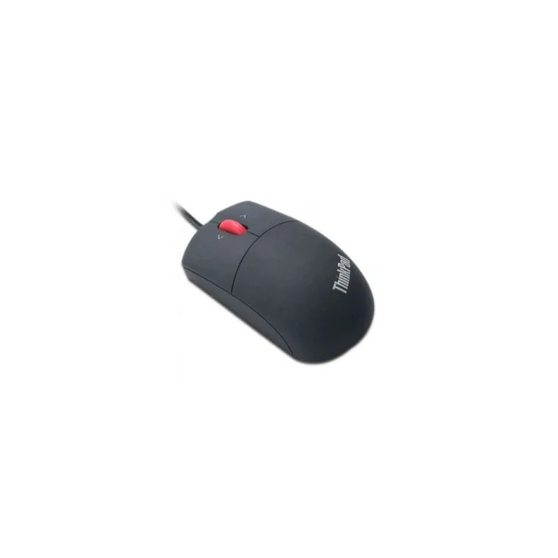 Mouse Lenovo Optico USB 1000 DPI Alámbrico Negro