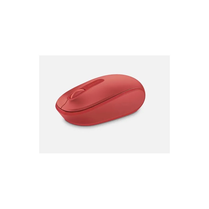 MOUSE LASER MICROSOFT 1850, INALAMBRICO 2.4 GHZ, ROJO, NANO RECEPTOR USB 2.0