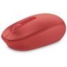 MOUSE LASER MICROSOFT 1850, INALAMBRICO 2.4 GHZ, ROJO, NANO RECEPTOR USB 2.0