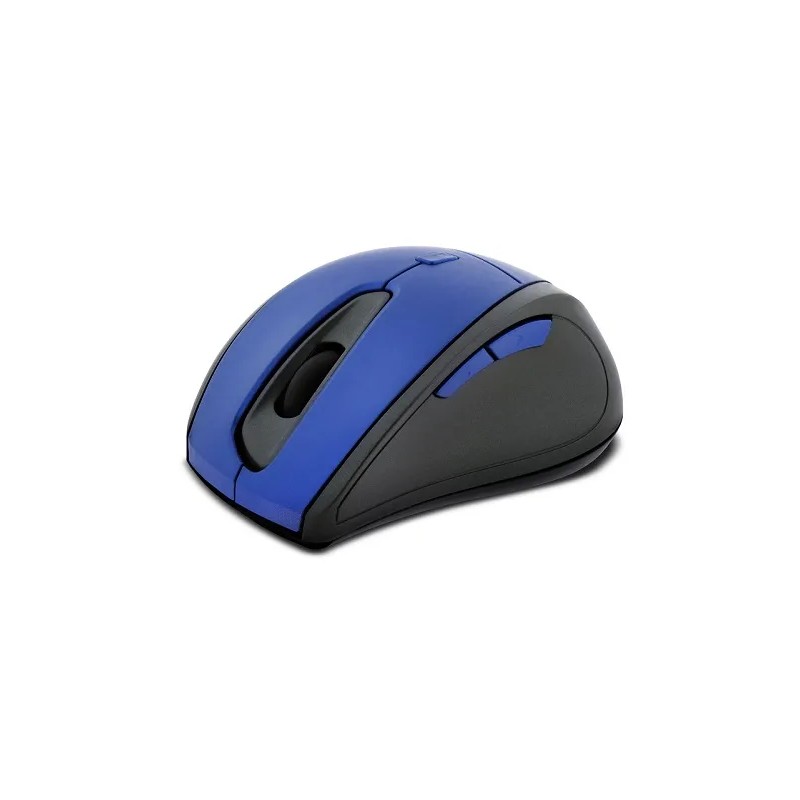 Mouse Klip Xtreme Optico Kmw-356Bl Inalámbrico USB 1600 DPI Azul, Negro