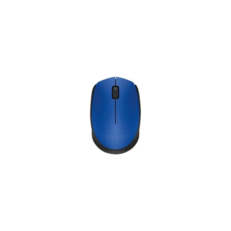 Mouse Inalambrico Logitech M170, Micro Receptor Usb 2.0, Hasta 10m, Color Azul/Negro