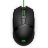 Mouse HP 300 Pavilion Gaming 5000 dpi Color Negro-Verde