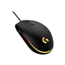 Mouse Gaming Optico Logitech G203 LightSync, 8000 Dpi, 6 Botones, Spectro RGB, Usb 2.0, Negro