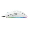Mouse Gaming Game Factor MOG-601 Blanco, RGB, 16000 DPI, Sensor PMW3389, 7 botones