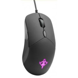 Mouse Gamer Yeyian Mo1100 Hasta 3200 DPI 6 Botones LED Color Negro