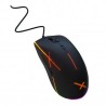 Mouse Gamer Xzeal XZ930, USB 1.7 mts, 12400 DPI, RGB, 8 botones programables, Scrol de metal, Sensor PAW-3327, Negro, XZMX930B