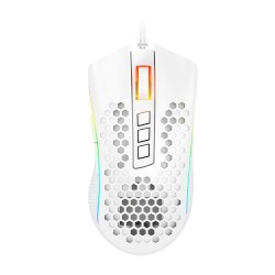 Mouse Gamer Redragon Storm Blanco M988W